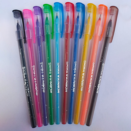 SHIBA RAINBOW (10 COLOUR INK) DF Ball Pen