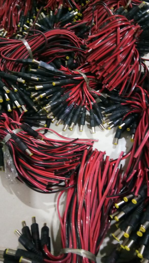 DC Connector CCTV Red Black