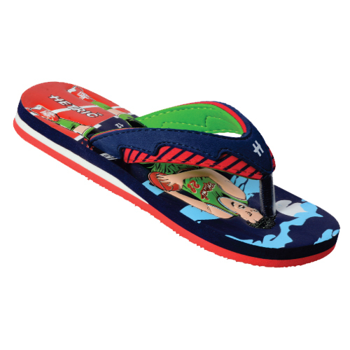 Navy And Red Color Mens Slipper