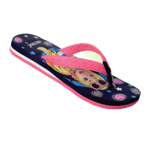 Navy And Pink Color Ladies Slipper