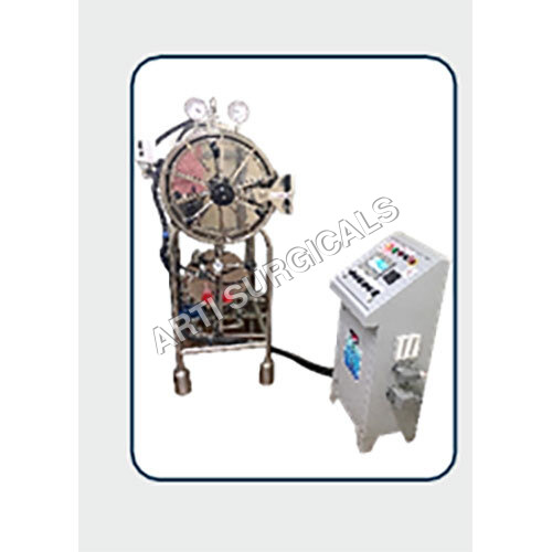 Silver Cylindrical Autoclave 16X24 80 Liters