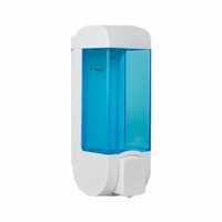 Mazaf F-1801 Manual Soap Dispenser - Color: White And Blue