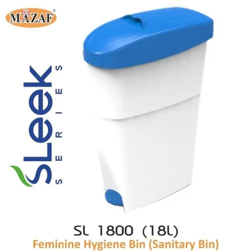MAZAF ABS Sleek Plastic Sanitary Bin 18L