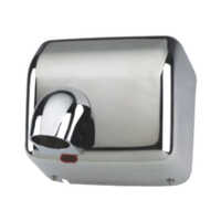 Mazaf Automatic Stainless Steel Hand Dryer - 1000w, L145*w130*h250mm, White/silver | Fast Drying In 10-12s, Intelligent No-touch Operation, Overheating Protection