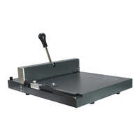 2 in 1 Creasing And Perforating Machine - Manual Operation, Grey Color, Compact Size | Industrial Use, Warranty Included, High-Quality Document Processing