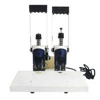 Double Hole Tube Binding Machine - Semi-Automatic,  Durable White Finish | Ideal for Reports, Presentations, Manuals, and Calendars