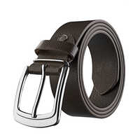 Dtb1513 Mens Leather Belt - Color: Black