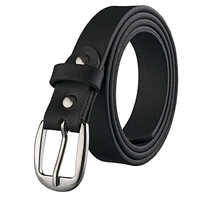 Dtb1514 Ladies Leather Belt - Color: Black