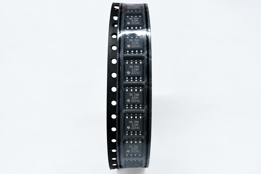 INA128UA/2K5 - 1-Channel Instrumentation Amplifier 4 V/us Slew Rate 200 kHz Bandwidth SOIC-8 SMD Package | 120 dB CMRR Low Noise 8 nV/sqrt Hz