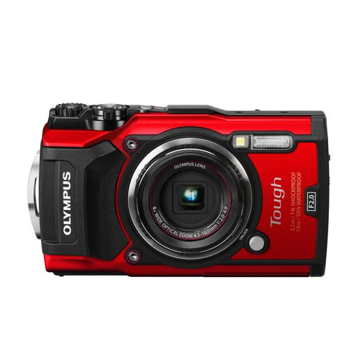 Black And Red Olympus Tg-5 Digital Tough Camera