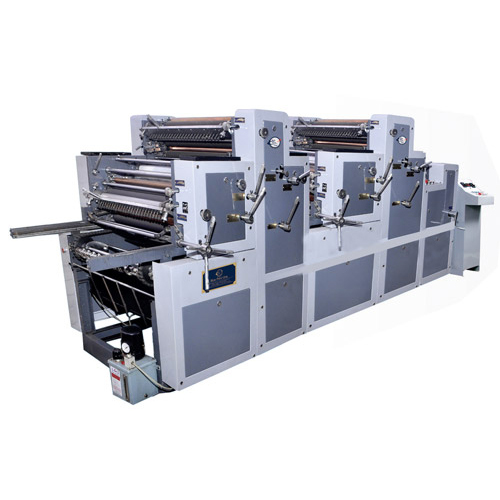 Satellite Three Color Non Woven Printing Machine