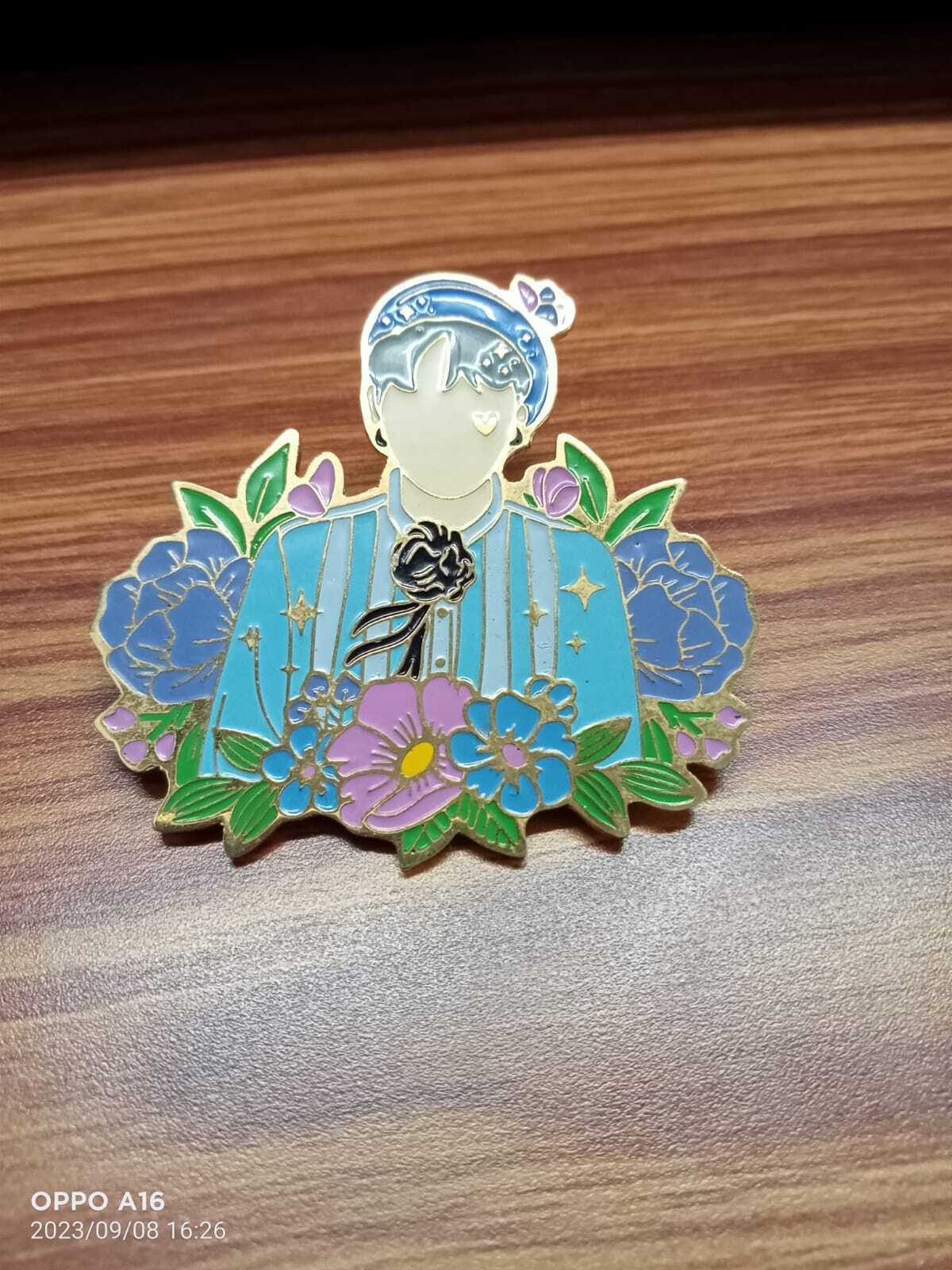 Multi color enamel pin