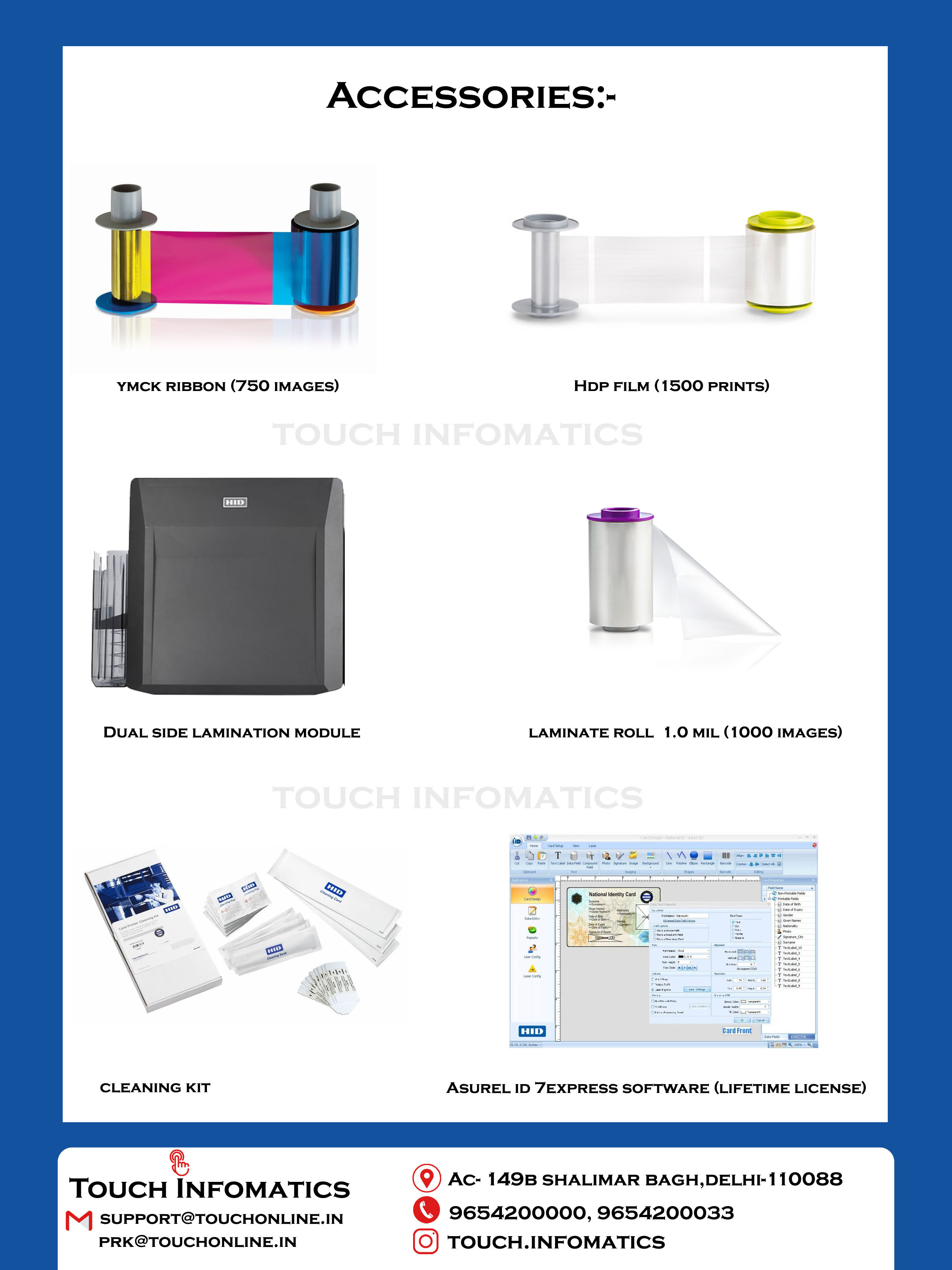 HID HDP 6600 ID CARD PRINTER