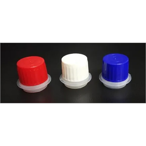 Red / White / Blue Color Plastic 24 MM High Neck Spout With Cap
