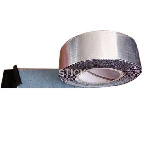 Waterproof Tapes - Aluminum Foil, 10m x 5cm x 2mm, Silver | High Elongation, Strong Peeling Strength, Pressure Sensitive Adhesive