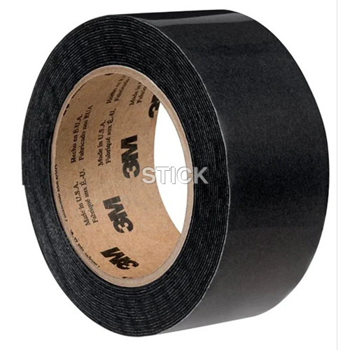 Black Sealing Tape - PVC, 10m x 48mm, Black, 0.125mm Thickness | Permanent Single-Sided Adhesive, High Tensile Strength, Airtight & Waterproof