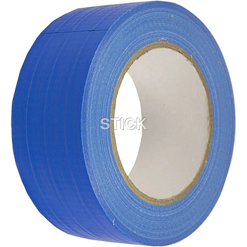 Blue Holding Tape - PVC Material, Single Sided Tape, Solvent Adhesive, Vibrant Blue Color | Ideal for General Purpose Applications