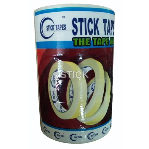 Paper Masking Tapes - Paper Material, Standard Sizes, Off-white Color, Medium Tensile Strength | Single-sided, Pressure-sensitive Adhesive, 0.13 mm Thickness