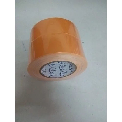 Floor Marking Tape - PVC, 72" Width, 0.13" Thickness - Single Sided Acrylic Adhesive, Bright Orange Color