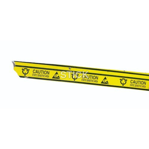 Esd Caution Tape Static Shielding Tape - PVC Material, Yellow Color | Warning Tape for Safety Caution in Construction Settings