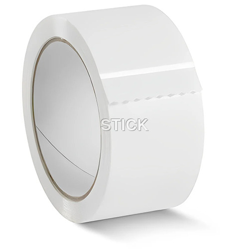 Industrial Sealing Tapes - Polypropylene, 50m Length, 48mm Width, White Color - High Tensile Strength, Single-Sided Acrylic Adhesive, 0.060mm Thickness