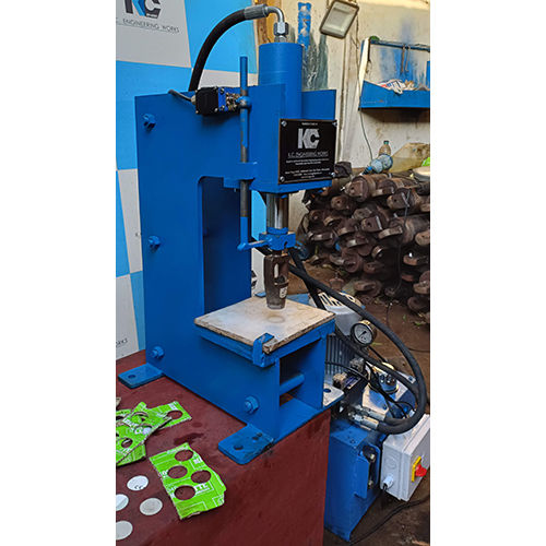 Blue Painted Industrial C Frame Hydraulic Press