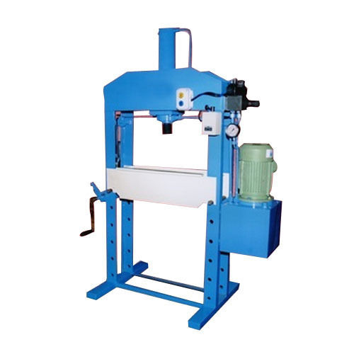 Blue Painted Industrial H Frame Hydraulic Press