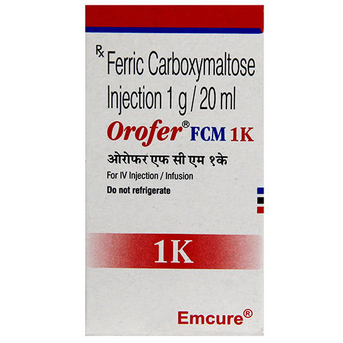 Liquid 20 Ml Ferric Carboxymaltose Injection