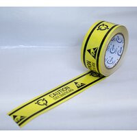 Esd Flooring Tape - Laminated Material, Single Sided, Yellow Color | Acrylic Adhesive, Heat-resistant, Pressure Sensitive