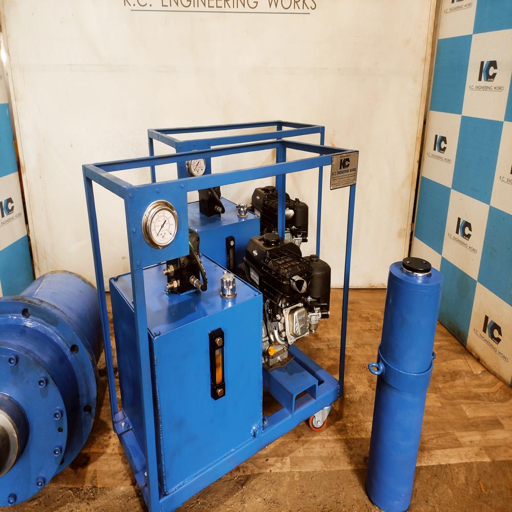 Petrol Engine Run Hydraulic Power Pack Body Material: Steel