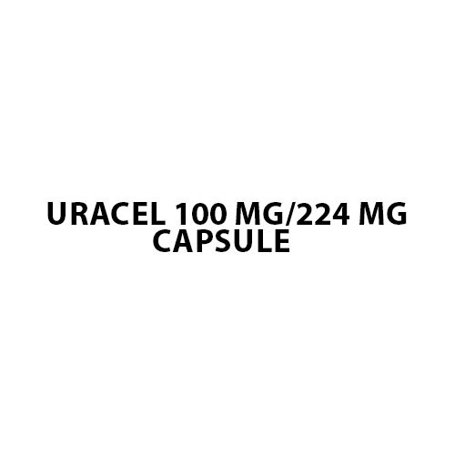 Uracel 100 mg-224 mg Capsule