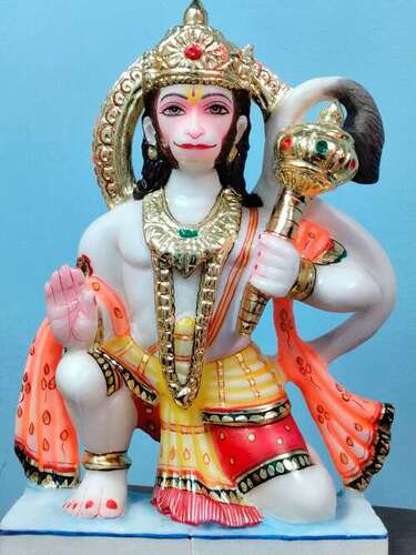 Marble Das Hanuman Statue - Feature: Easy To Clean