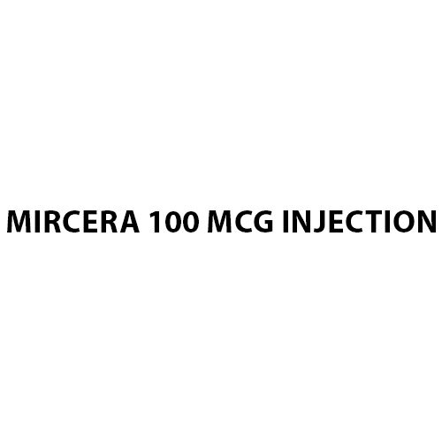 Mircera 100 mcg Injection