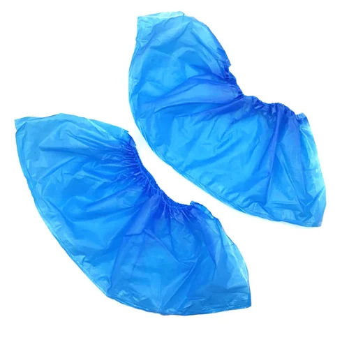 Plastic Shoe Cover - Color: Blue