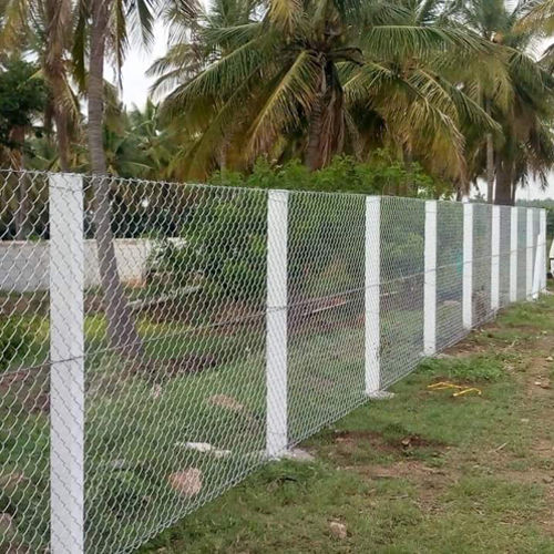 Industrial Chain Link Fence Application: Agriculture Field