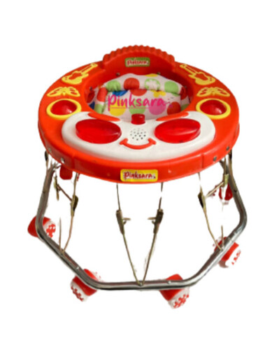 Multi Color 888 Butterfly Deluxe Baby Walker