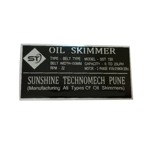 Aluminum SS Name Plate