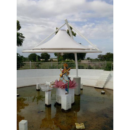 Statues Covering Conical Shed
