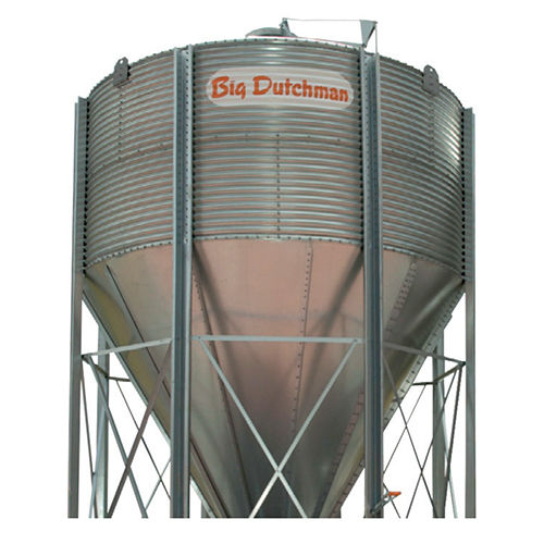 Silver Industrial Silos Storage System