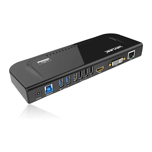 Black Wavlink Usb 3.0 Universal Docking Station