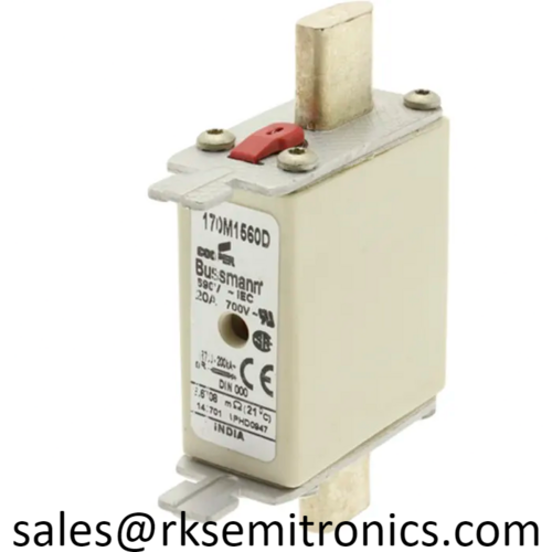 170M1560D Fuse Square 20A 690Vac Rect - Application: Protection Of Semiconductors
