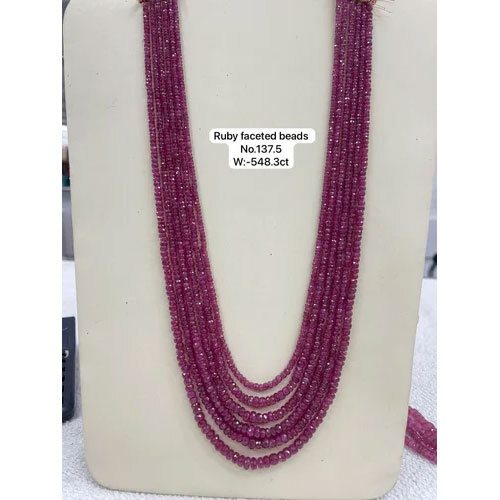 Exclusive Natural African Ruby Mala for Women