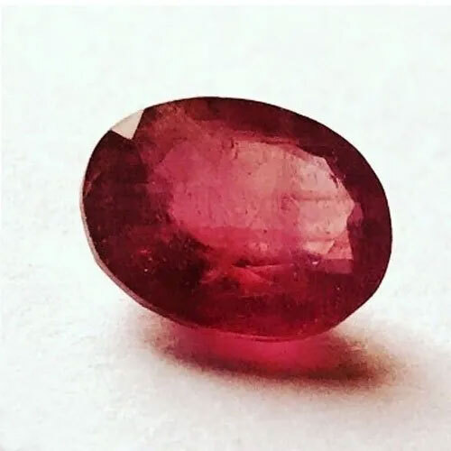 Oval Natural Red Ruby Gemstone