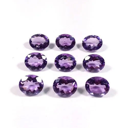 Awesome Amethyst Oval Loose Gemstone Lot-Wholesale Lot-Amethyst Semi Precious Gemstone