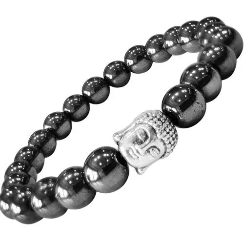 Hematite Buddha Bracelet