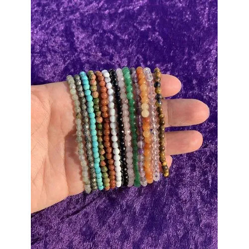 4mm Crystal Energy Stretchy Bracelet, Genuine Stone, Beaded Crystal Bracelet,Jewelry