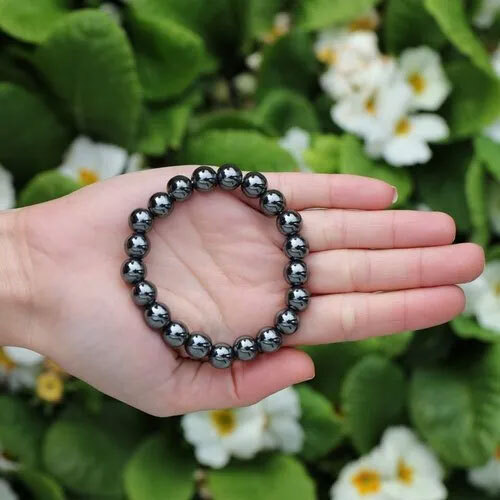 Hematite Beaded Bracelet