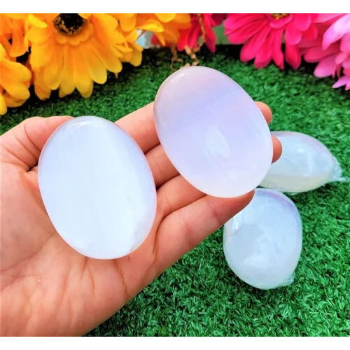 Selenite Palm Gemstone