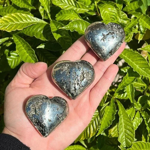 Pyrite Heart, Pyrite Druzy Hearts, Druzy Stone, Geode Gemstone, Pyrite, Fools Gold, Crystal Heart