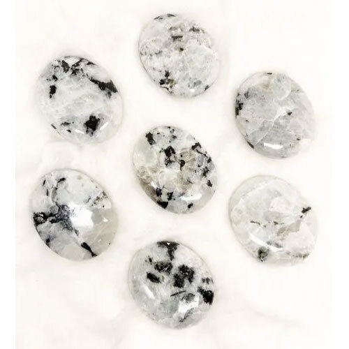 Rainbow Moonstone Palm Gemstones Pocket Healing Stone Pocket Palm Gemstones